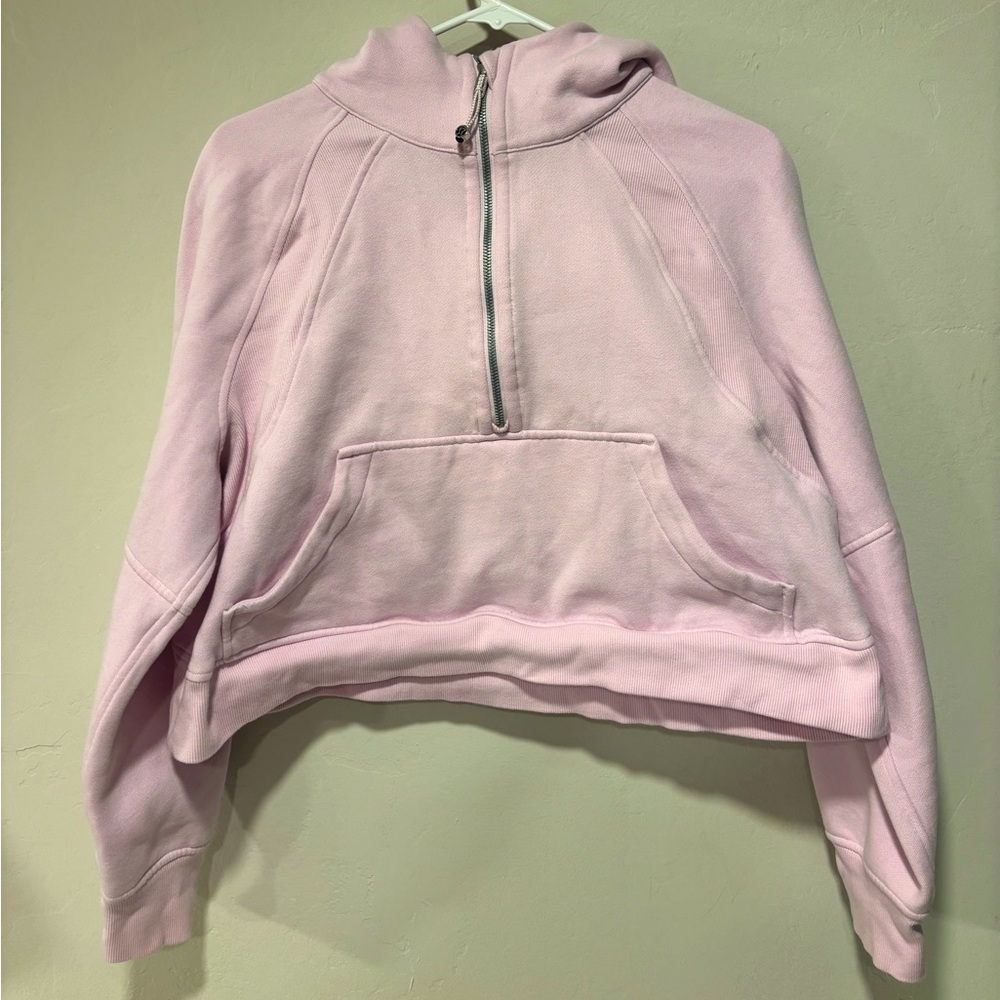 LULULEMON 1/2 zip scuba in pink